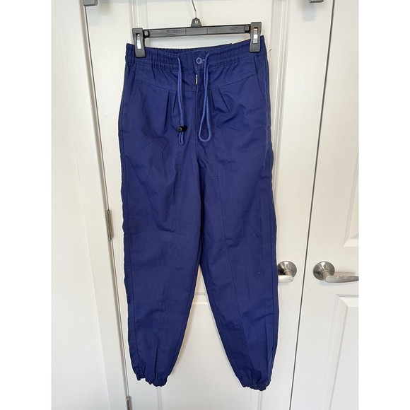 Gitano Vintage Polyester Pants High Waist Pleated Draw String Elastic 26 Waist - Picture 1 of 14